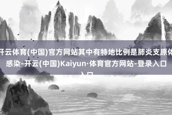 开云体育(中国)官方网站其中有特地比例是肺炎支原体感染-开云(中国)Kaiyun·体育官方网站-登录入口